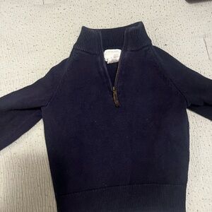 Crewcuts Navy Cowl Neck Sweater